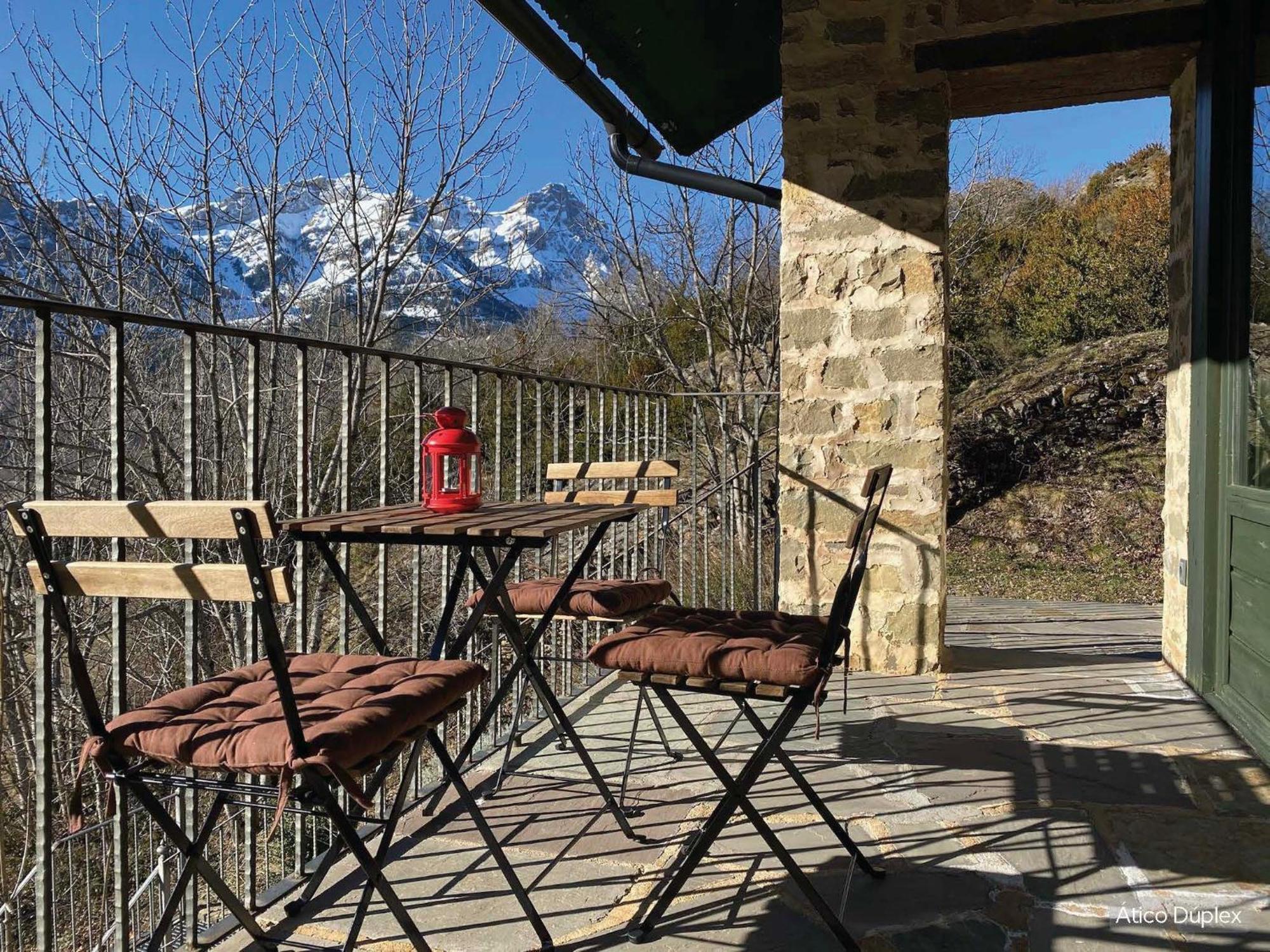 Apartamentos Duplex En Casa Rural Fundanal En Hoz De Jaca 외부 사진
